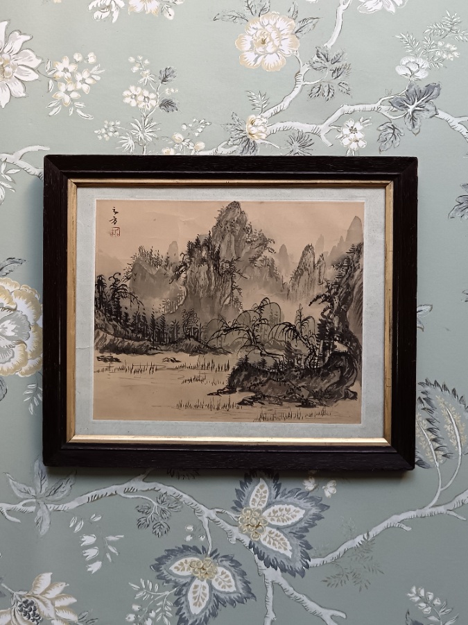 Willow and Riverbank Japanese Landscape Painting (4).jpg